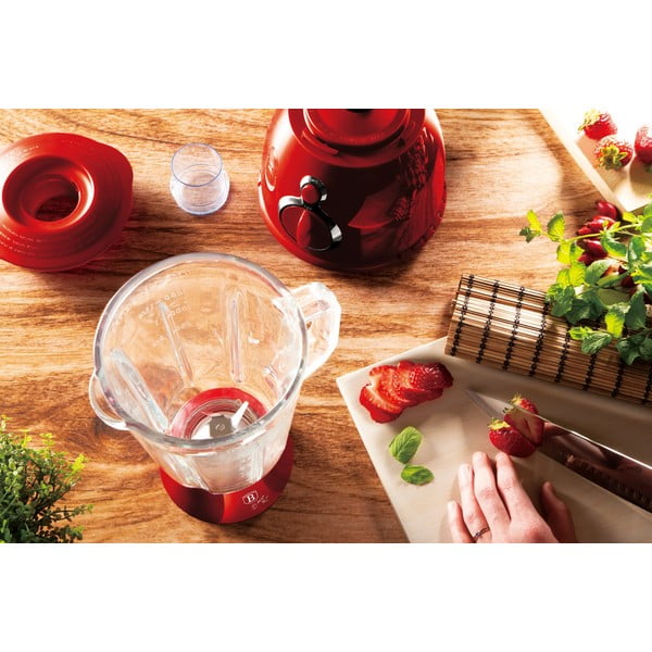 Červený mixér Burgundy Metallic Line - BerlingerHaus-image-3