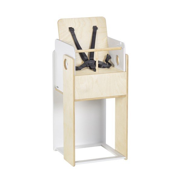 Biela/v prírodnej farbe jedálenská stolička Nuun – Kave Home