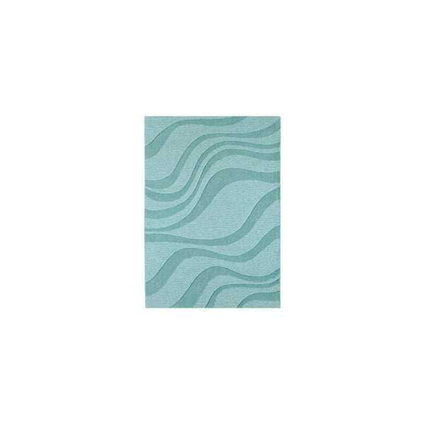 Vlnený koberec Aero Ocean, 120x170 cm