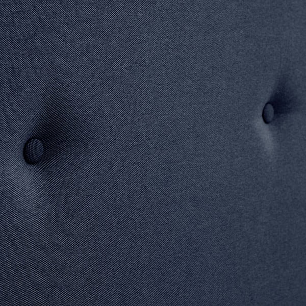 Modrá posteľ s čiernymi nohami Vivonita Kent, 160 × 200 cm-image-3