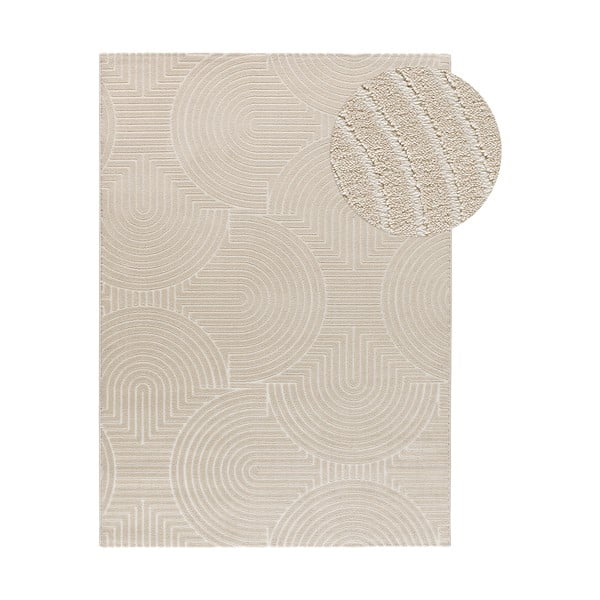 Krémovobiely koberec 133x190 cm Zen – Universal