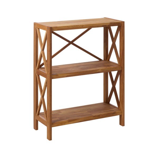 Regál z dubového dreva v prírodnej farbe 70x87 cm X-Shelf – Unique Furniture-image-2