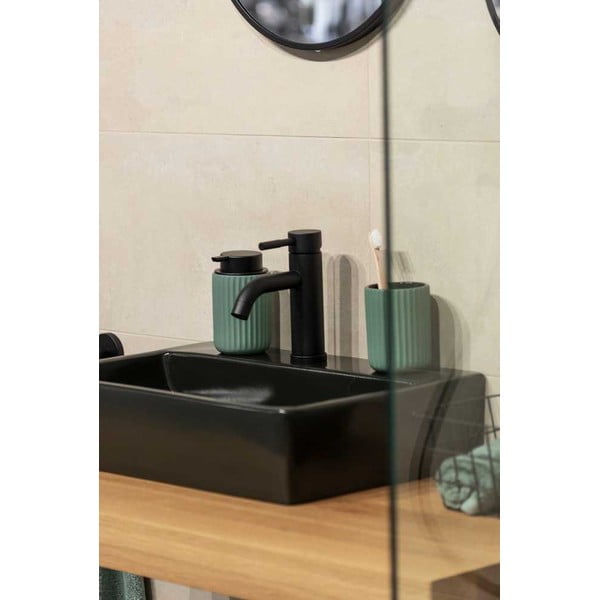 Zelená keramická súprava doplnkov do kúpeľne Belluno – Wenko-image-1