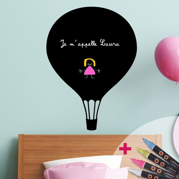 Tabuľová samolepka so 4 tekutými kriedami Fanastick Balloon-image-1