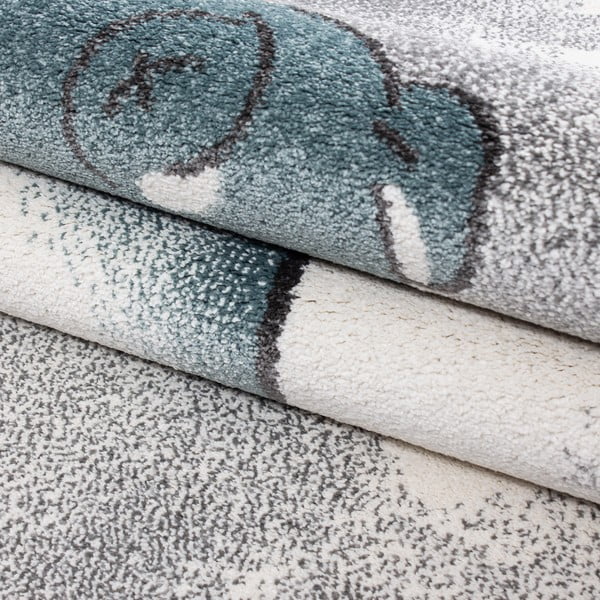 Modro-sivý detský koberec 140x200 cm Kids – Ayyildiz Carpets-image-2