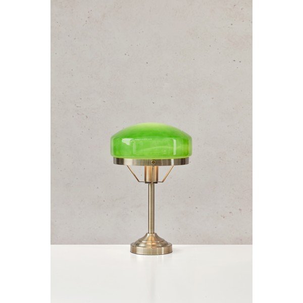 Zelená/v mosadznej farbe stolová lampa (výška  39 cm) Aurelia – Markslöjd-image-4