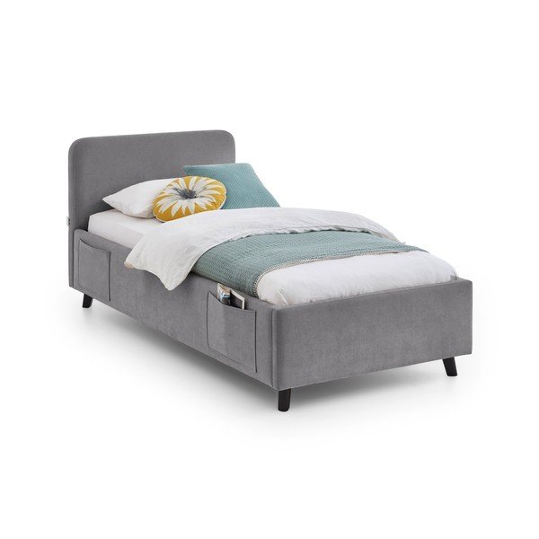 Sivá detská posteľ bez roštu 90x200 cm Cosy – Meise Möbel