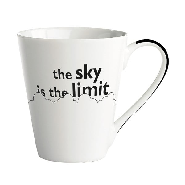 Porcelánový hrnček KJ Collection The Sky Is The Limit, 300 ml