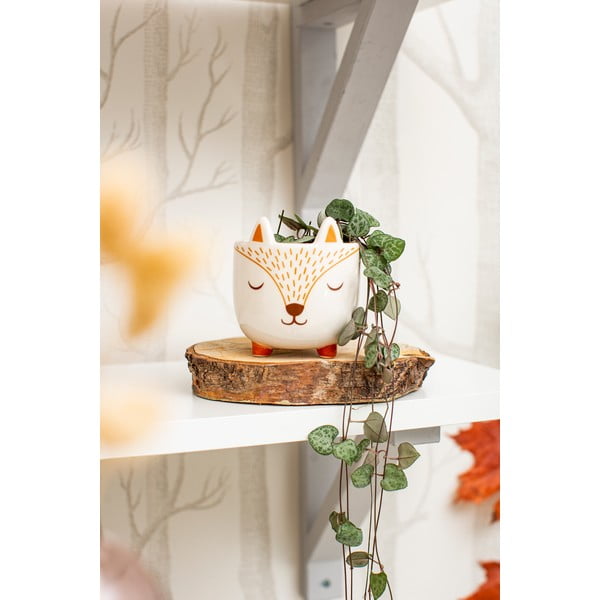 Kamenný obal na kvetináč ø 7 cm Woodland Fox – Sass & Belle-image-1