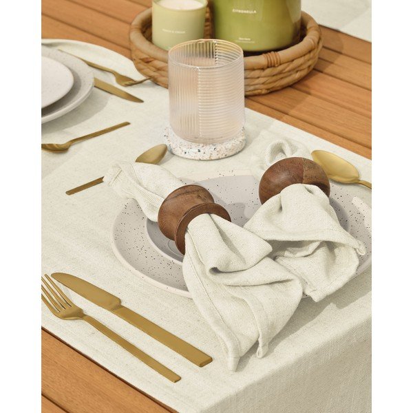 Antikoro príbor 16 ks v zlatej farbe Lite – Kave Home-image-2