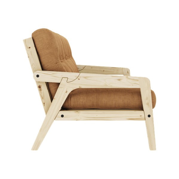 Horčicová rozkladacia pohovka 190 cm Grab Clear – Karup Design-image-4