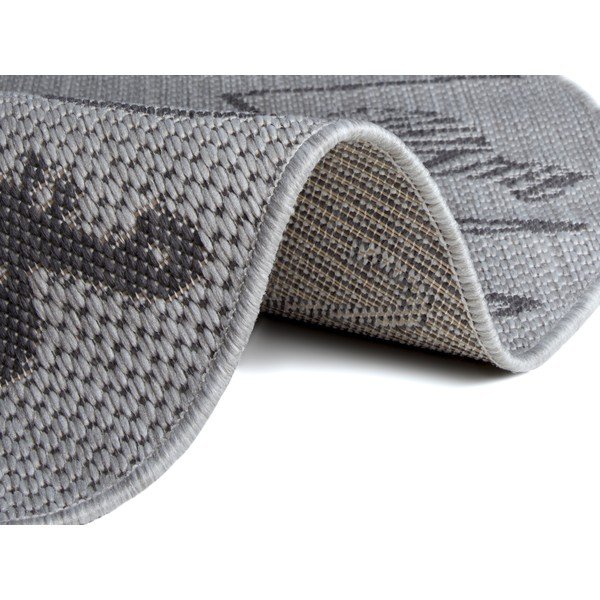 Sivý detský koberec Ragami Letters, ø 160 cm-image-1