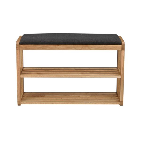 Prírodná dubová polica na topánky Rowico Gorges-image-1