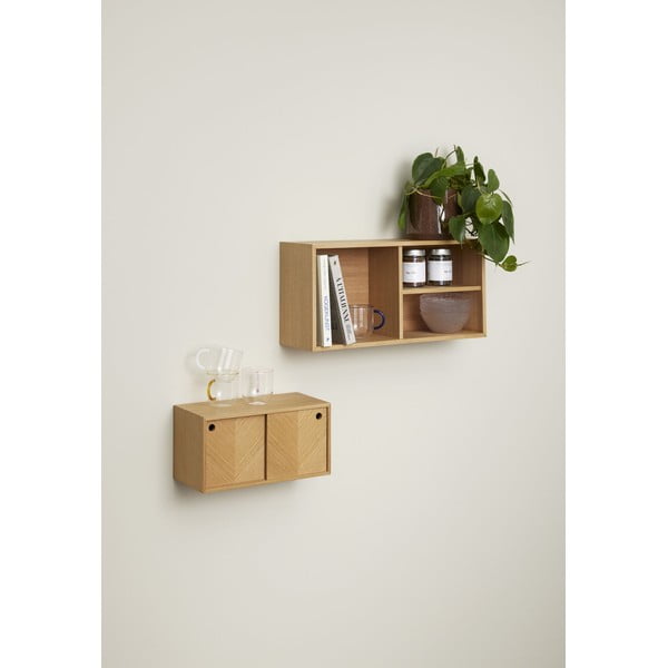 Police v dekore dubového dreva Collect - Hübsch-image-1