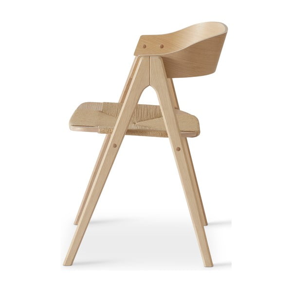 Jedálenská stolička z bukového dreva s ratanovým sedákom Findahl by Hammel Mette-image-4