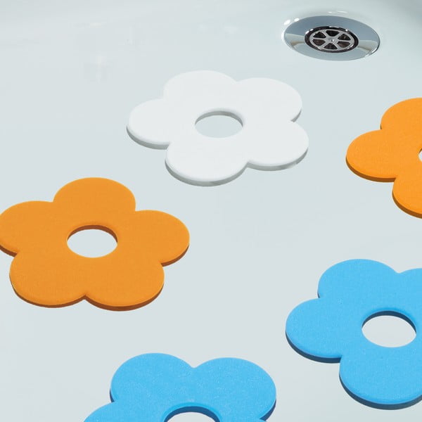 Detské protišmykové podložky v súprave 5 ks do vane 12x11,5 cm Funky – Spirella-image-1