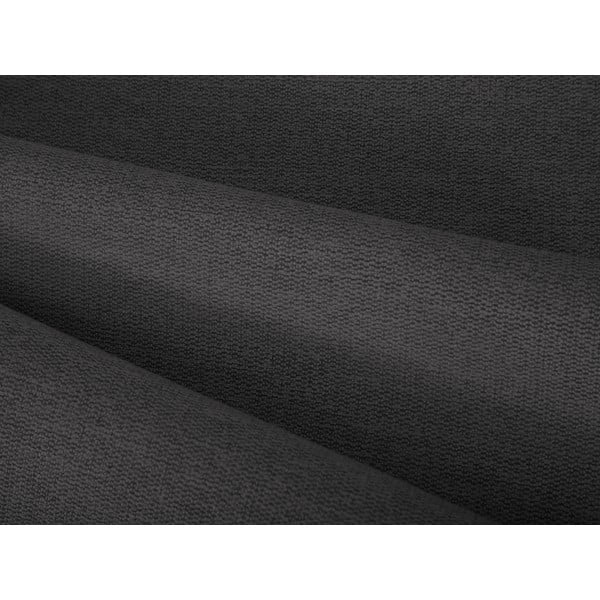 Tmavosivá čalúnená dvojlôžková posteľ s úložným priestorom s roštom 140x200 cm Casey – Mazzini Beds-image-1