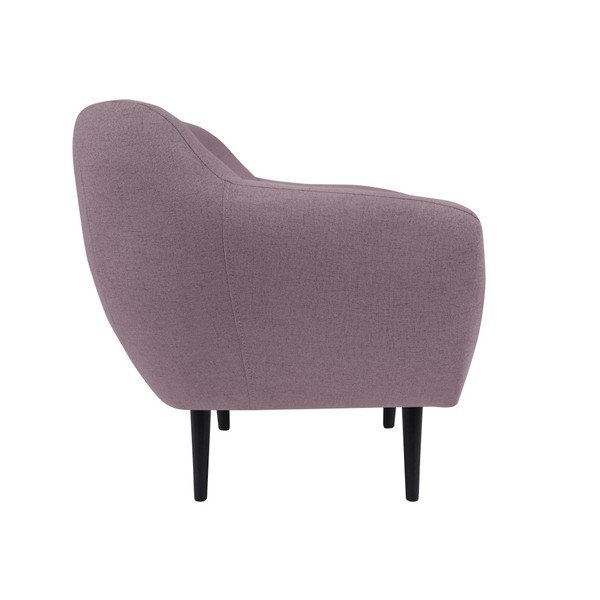 Ružové kreslo s hnedými nohami Mazzini Sofas Piemont-image-2