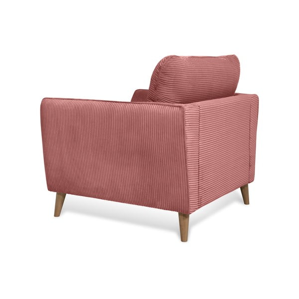 Ružové menčestrové kreslo Paris – Scandic-image-4