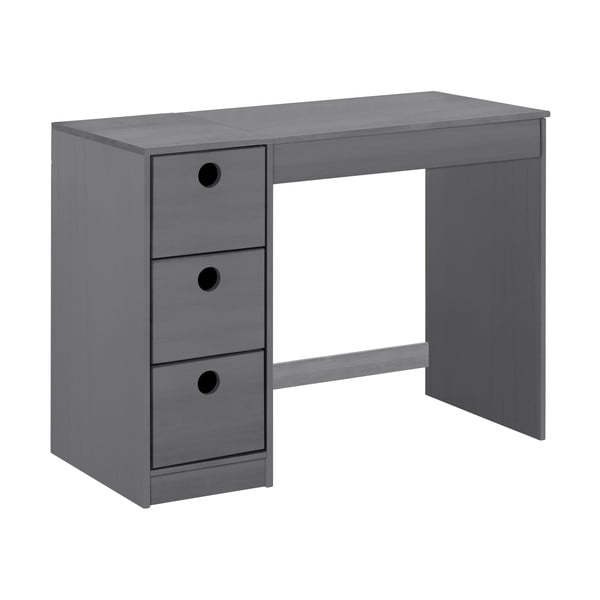 Pracovný stôl z borovicového dreva 50x100 cm Alpi – Støraa-image-1