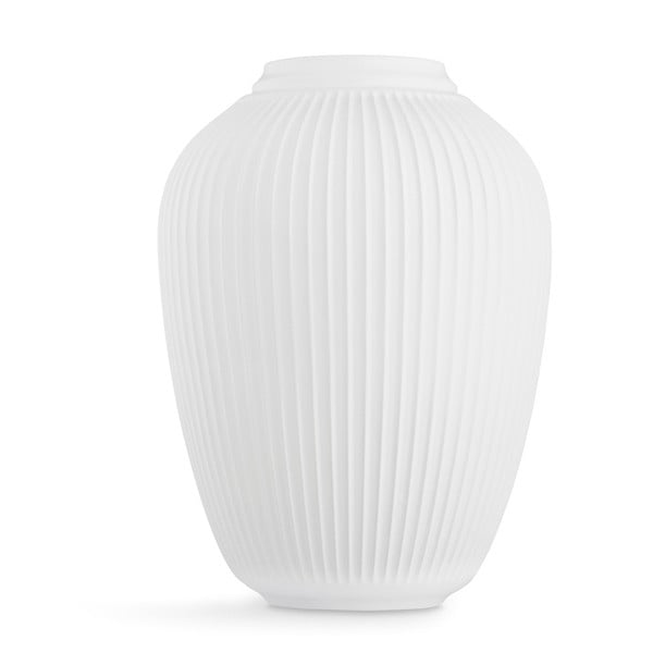 Biela voľne stojacia kameninová váza Kähler Design Hammershoi, výška 50 cm