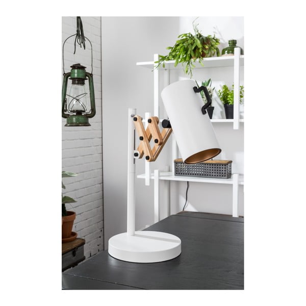 Biela stolová lampa Zuiver Flex-image-2