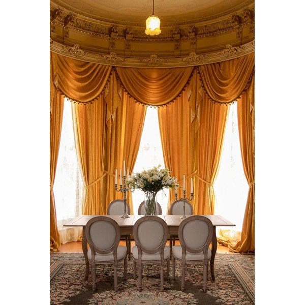 Rozkladací jedálenský stôl s prídavnou doskou z mangového dreva 90x180 cm Domitille – Bizzotto-image-3