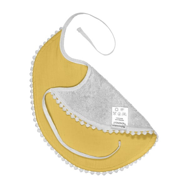 Žltý mušelínový podbradník Kindsgut London-image-3