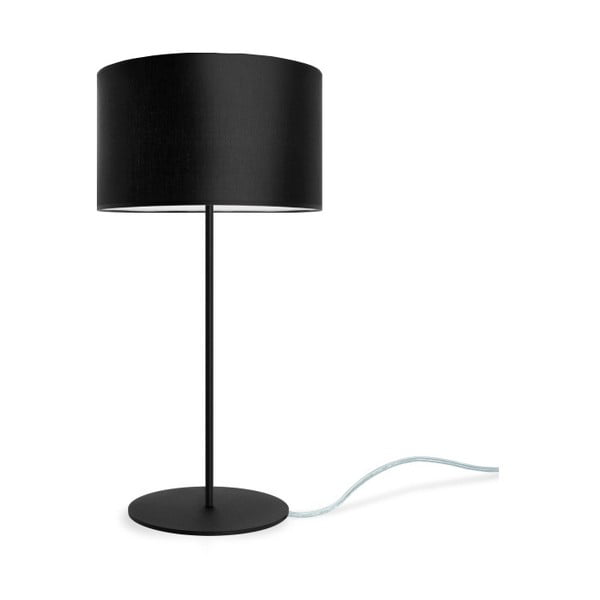 Čierna stolová lampa Bulb Attack Tres, ⌀ 36 cm