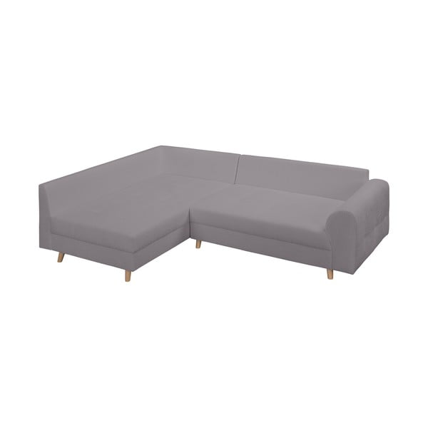 Tmavosivá rohová pohovka z textílie buklé (ľavý roh) Ariella – Ropez-image-4