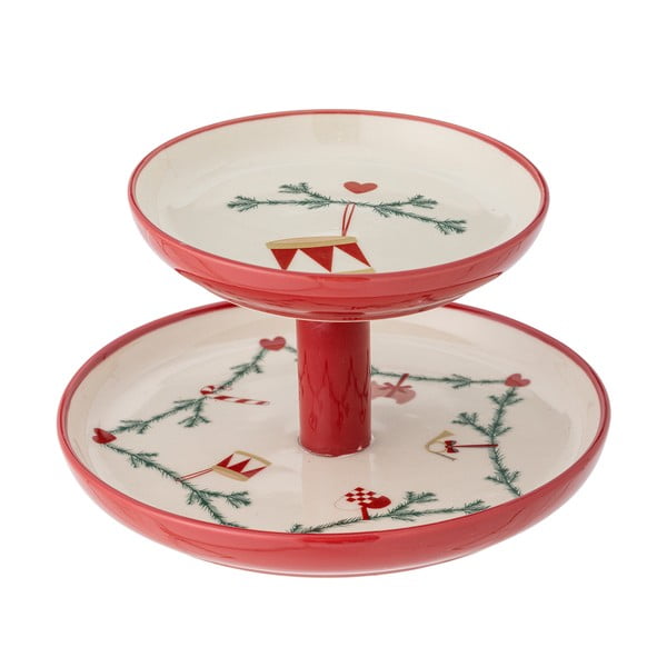 Etažér s vianočným motívom z kameniny Yule – Bloomingville-image-2