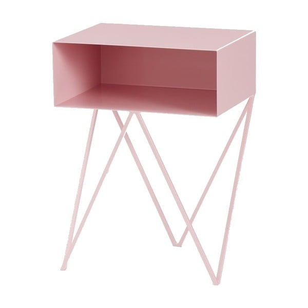 Ružový príručný stolík &New Robot