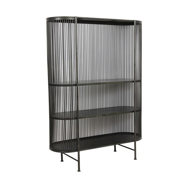 Čierna kovová vysoká komoda 119x161 cm Yinthe - Light & Living-image-2