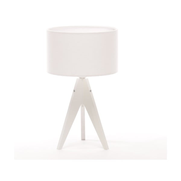 Stolná lampa Arist Cylinder White/White