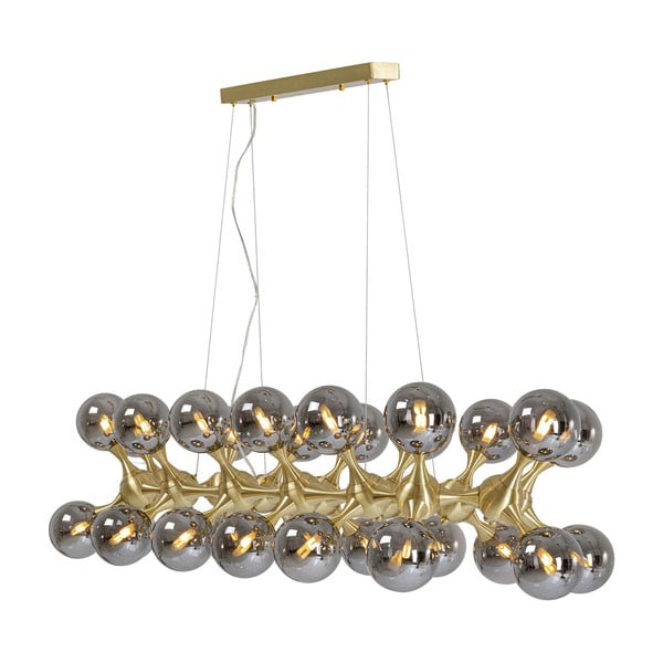 Závesné svietidlo v sivo-zlatej farbe ø 12 cm Atomic – Kare Design-image-3