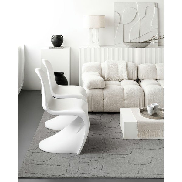 Sivý vlnený koberec 160x230 cm Morphic Dunes – Agnella-image-3