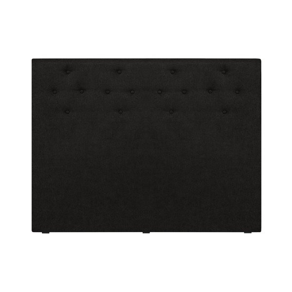 Čierne čelo postele Cosmopolitan design Barcelona, šírka 142 cm-image-1