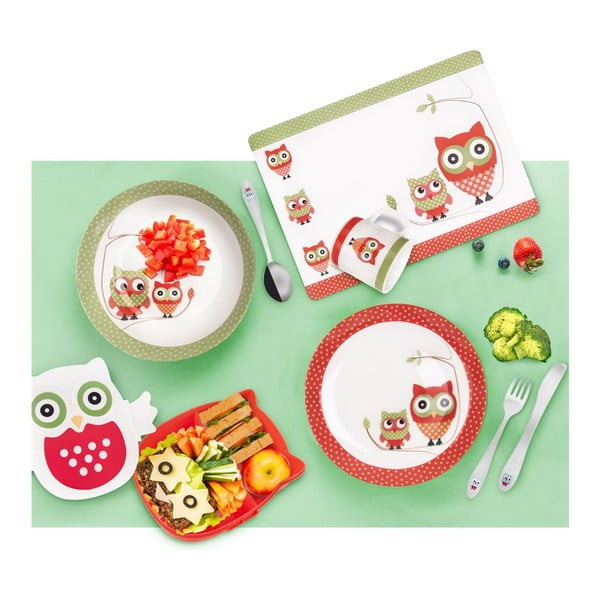 Antikoro detský príbor v striebornej farbe 3 ks - Orion-image-1