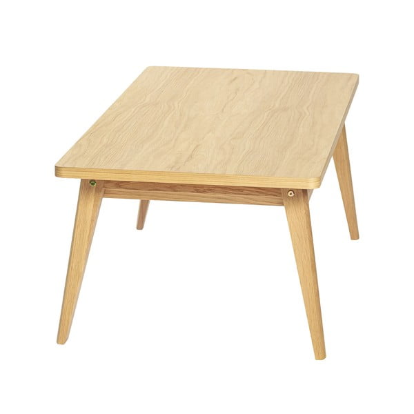 Konferenčný stolík v dekore duba v prírodnej farbe 60x120 cm Nice – Woodman-image-3