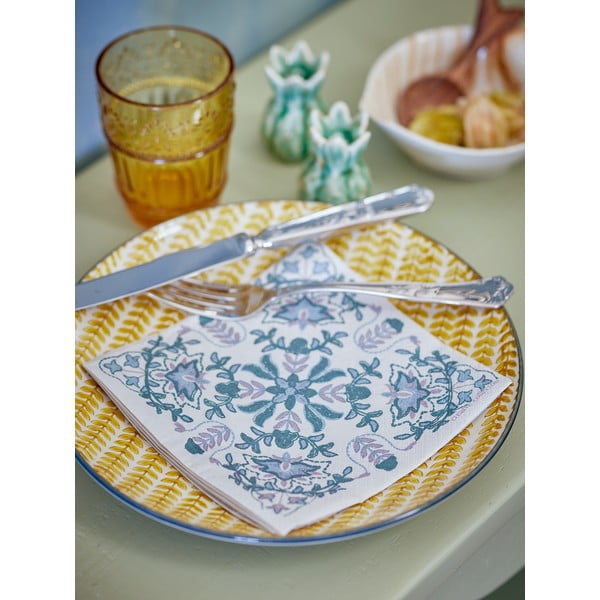 Papierové obrúsky v súprave 20 ks 33x33 cm Alvira – Bloomingville-image-1