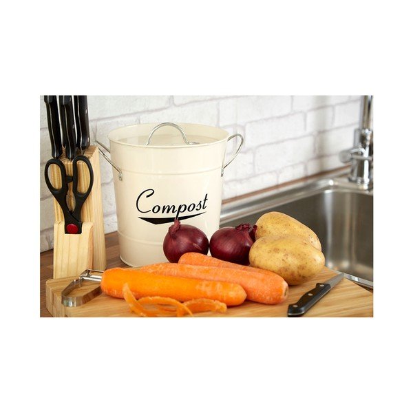 Biely komposter 3 l Coronet – Premier Housewares-image-1