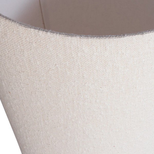 Béžová stojacia lampa s textilným tienidlom (výška  187 cm) Loft – WOOOD-image-3