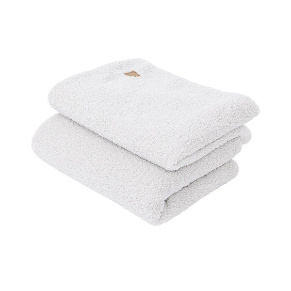 Biela detská deka s baránkom 100x77 cm – Meowbaby-image-2