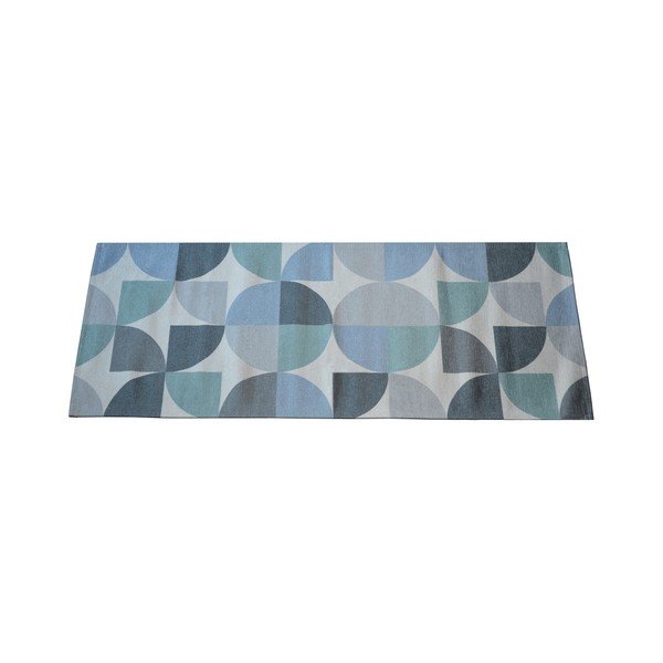 Modro-sivý behúň Floorita Seventy, 60 x 140 cm-image-2