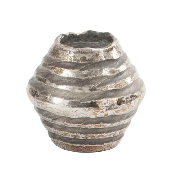 Sklenený svietnik na čajovú sviečku J-Line, ⌀ 10 cm