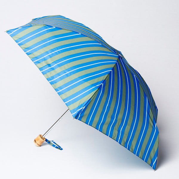 Skladací dáždnik Alvarez Stripe Green Blue
