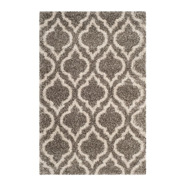 Sivo-hnedý koberec Safavieh Mati, 121 × 182 cm