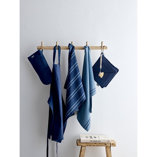 Súprava 2 modrých utierok z bavlny Södahl, 50 x 70 cm-image-1