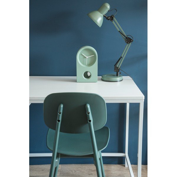 Zelená stolová lampa s čiernymi detailmi Leitmotiv Hobby, ø 12,5 cm-image-1
