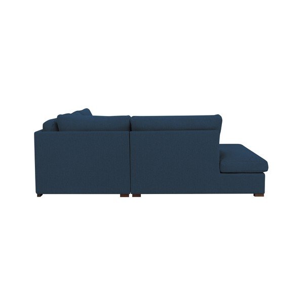 Modrá rohová pohovka Windsor & Co Sofas Daphne, ľavý roh-image-4